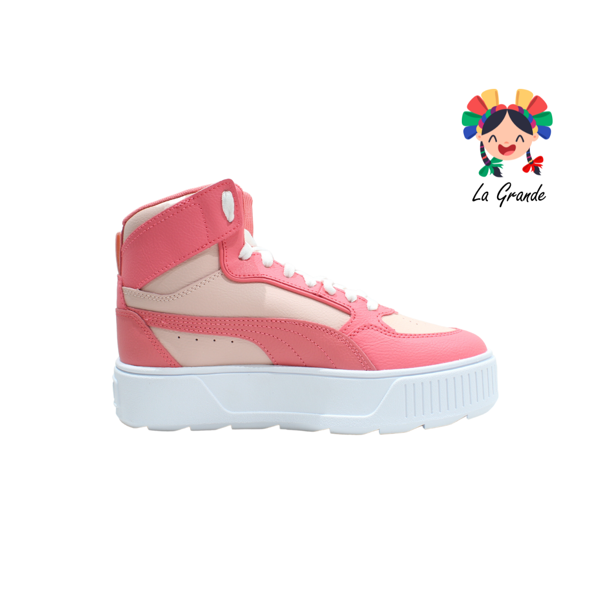 3887 PUMA Rosa Fiusha Sint Tenis Bota Importado Original para Dama Zapateria la Grande