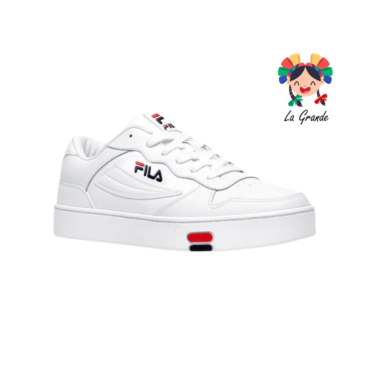 MGX FILA Blanco azul rojo tenis para caballero importado Original Zapateria la Grande