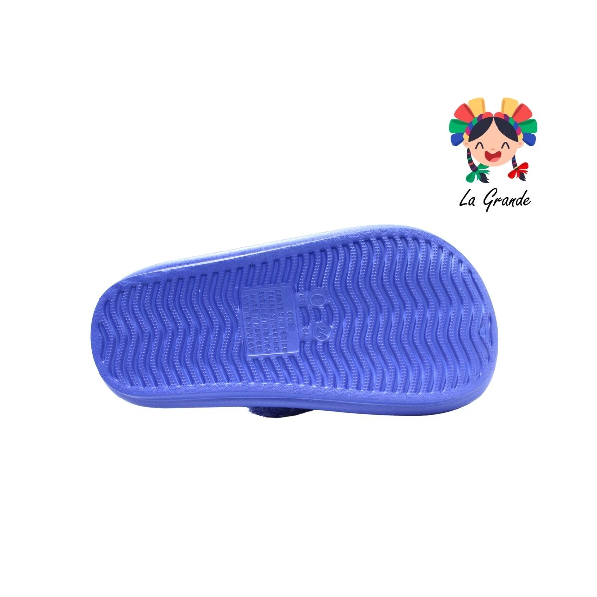 002 TIGRE Pantufla Sint Azul Rey Afelpada para Joven, Dama y Caballero