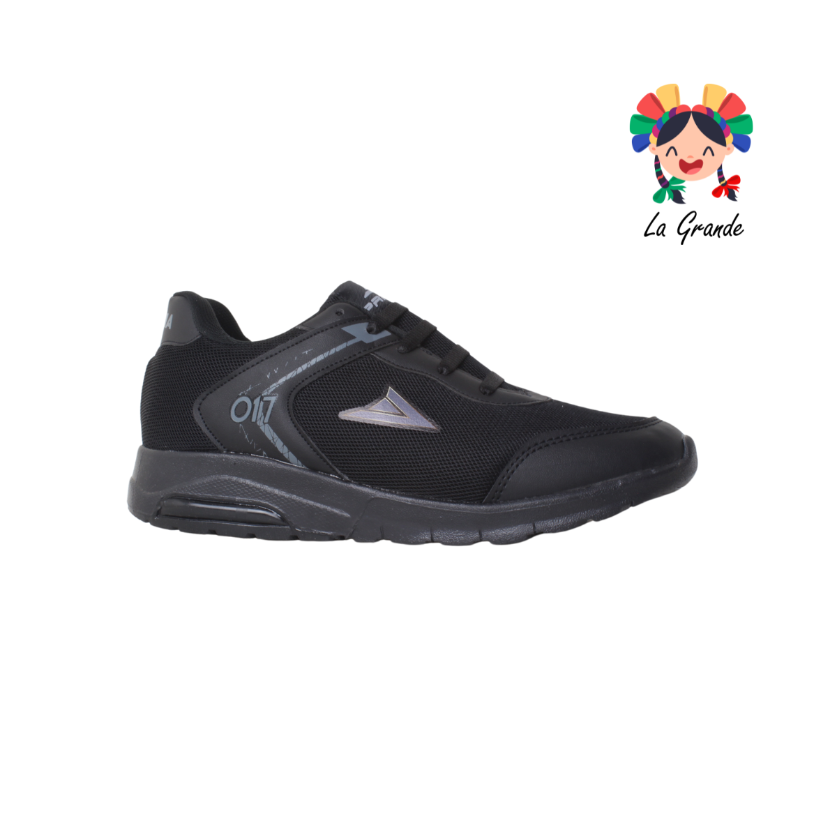 017 PRISMA Negro Negro Sintético Tenis Running para Caballero