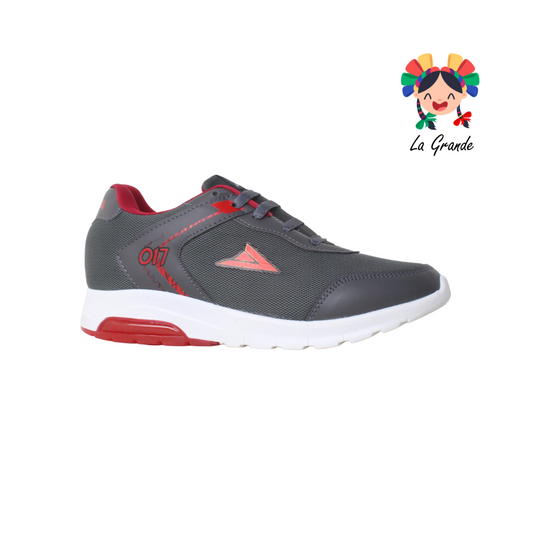 017 PRISMA Oxford Rojo Sintético Tenis Running para Caballero