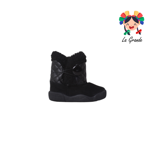 024 BABY´S MELY Negro Textil Bota de Invierno para Bebé