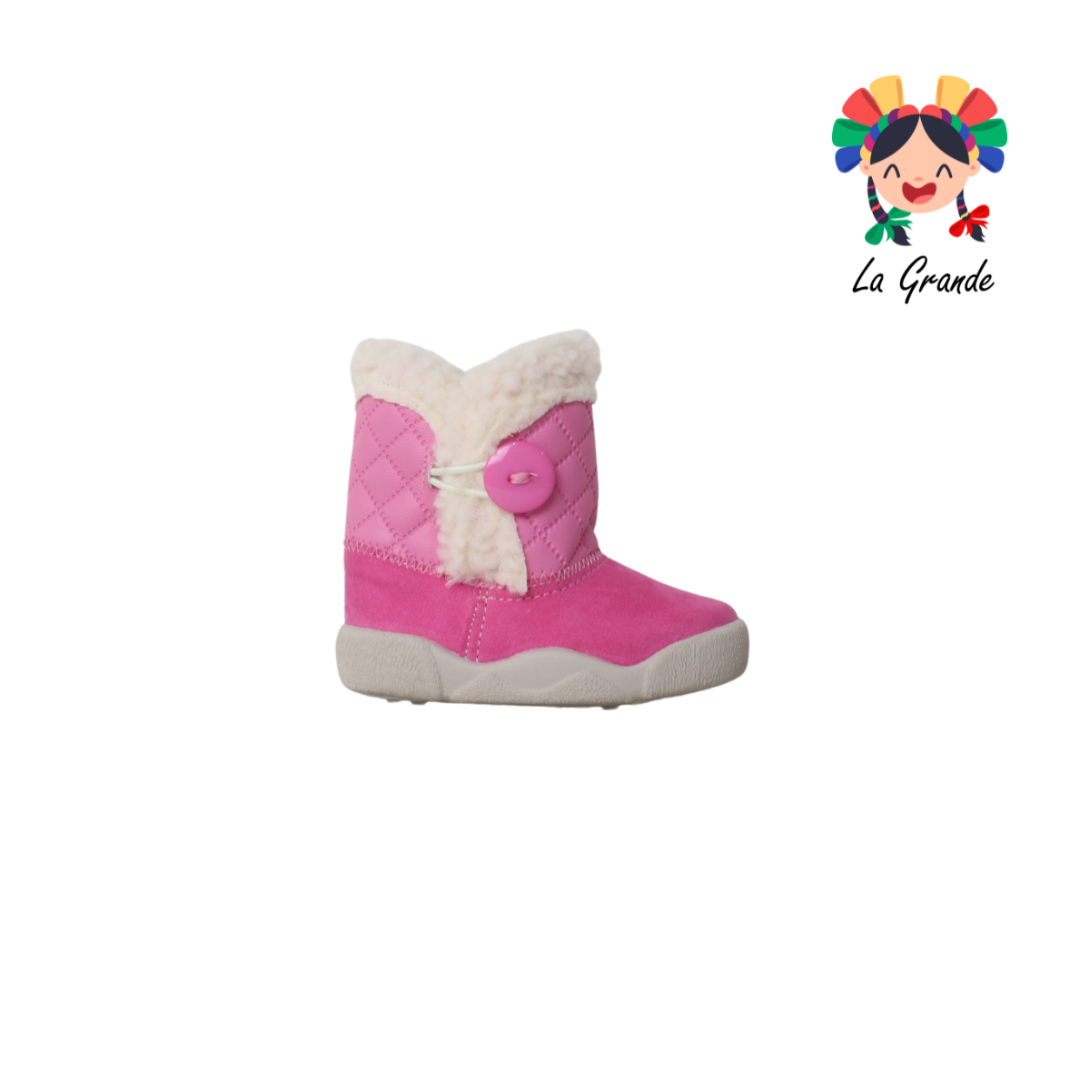 024 BABY´S MELY Rosa Textil Bota de Invierno para Bebé