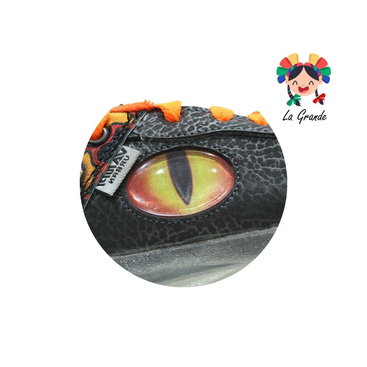 02 VANPI oxford naranja tenis dinosaurio niño