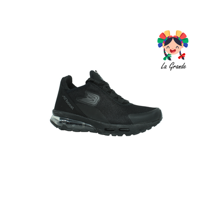 031D01W BOOST negro Tenis deportivo de válvula para Joven y Dama