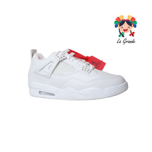 03 CASH ONE Blanco Blanco Sint Tenis Bota Casual para Dama, Joven y Caballero