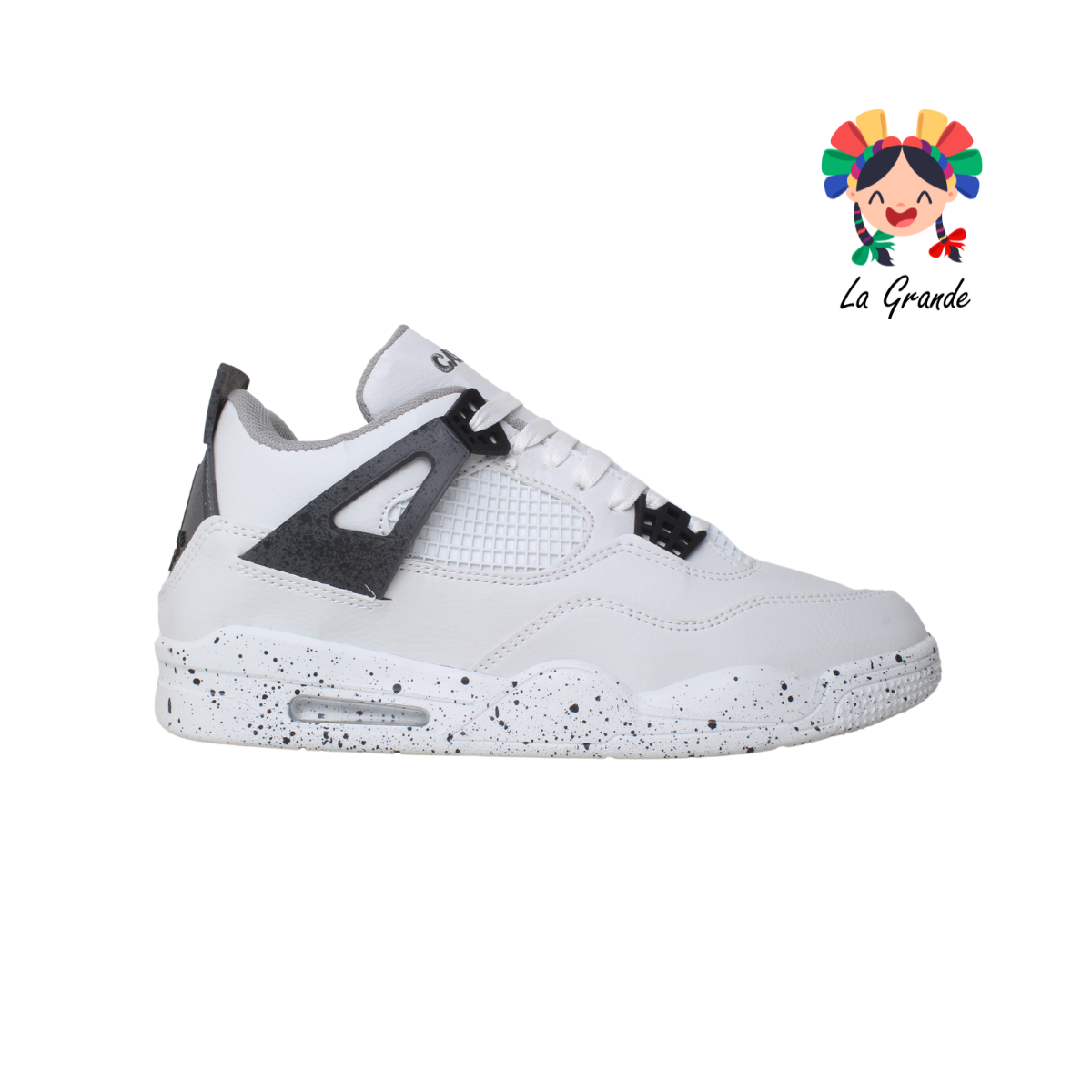 03 CASH ONE Bco Oxford Jaspe Tenis Bota Urbano para Caballero