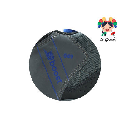 049G01 BOOST Negro Azul Sintético Tenis de Basquetbol para Caballero