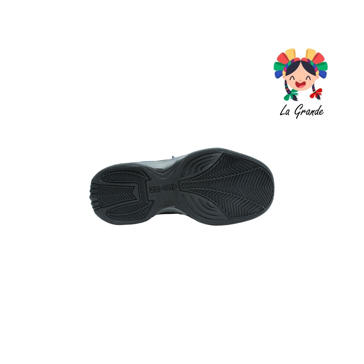 049G01 BOOST Negro Azul Sintético Tenis de Basquetbol para Caballero