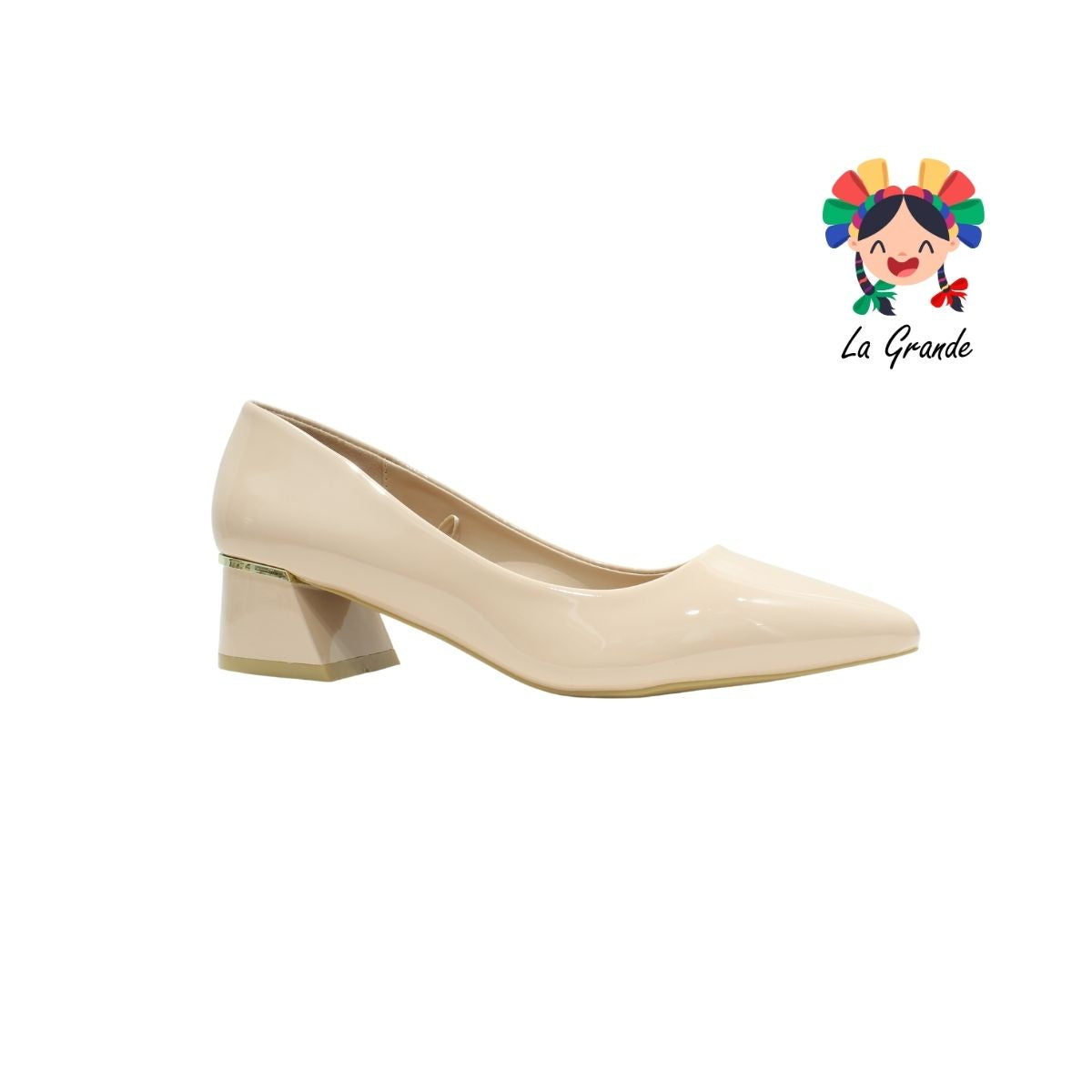 0515 VI LINE FASHION nude zapato de vestir casual para dama