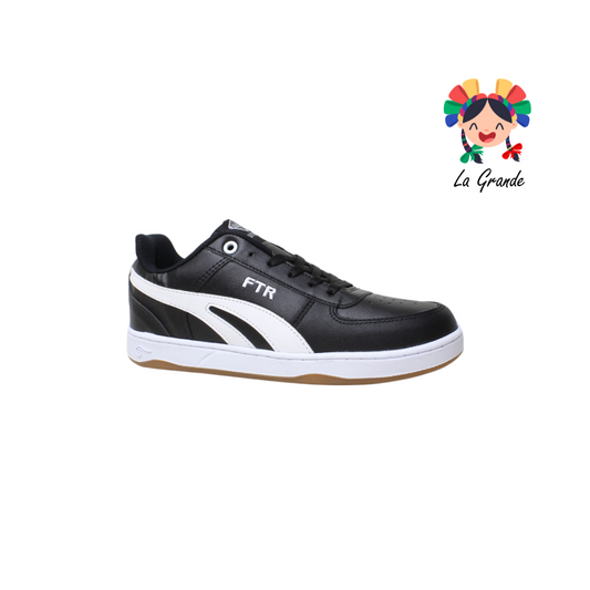 077 FUTURE Negro Blanco Tenis Choclo Casual para Joven Dama y Caballero