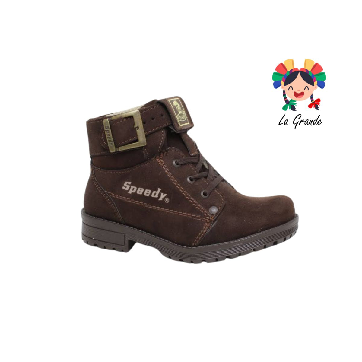 07 SPEEDY café bota infantil niño