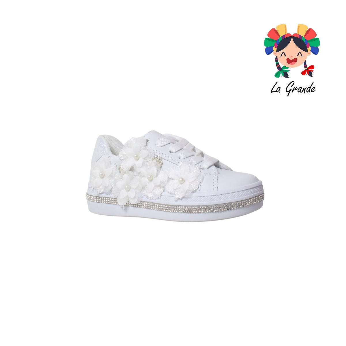 1905 FRIDAYS Blanco Blanco Sint Tenis Casual para Niña