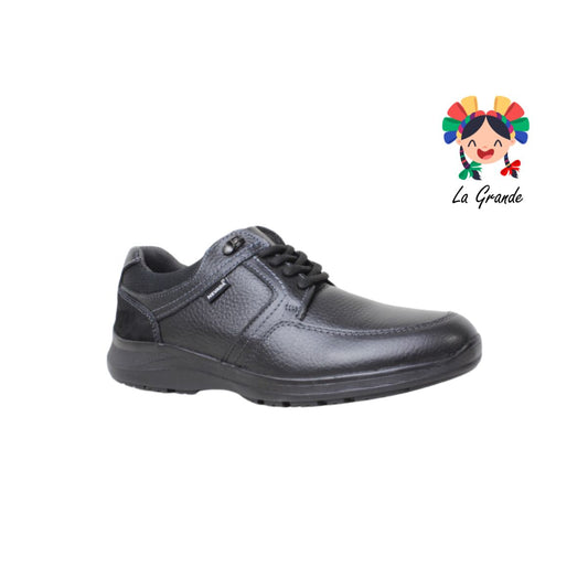 10103 NEVADA Negro Floter Piel Zapato Casual para Caballero