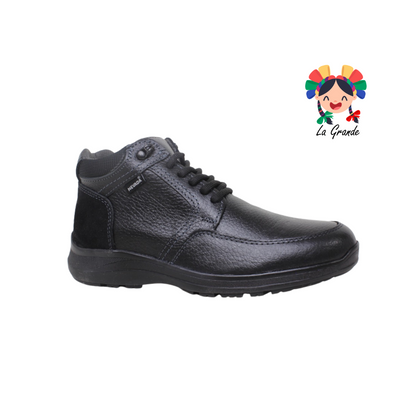 10104 NEVADA Negro Flother Piel Bota Casual para Caballero