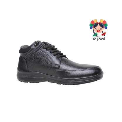 10104 NEVADA Negro Flother Piel Bota Casual para Caballero