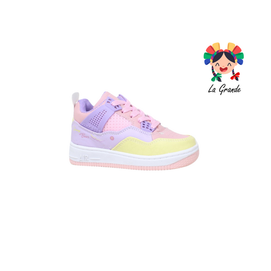 1015 HARMAN Rosa Lila Betun Tenis infantiles para niña