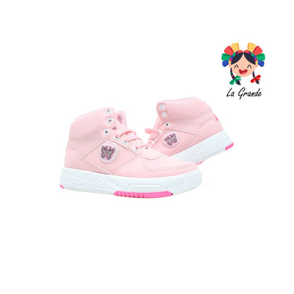 105 LUX-10 Rosa Sint Tenis Casual de botita para Niña