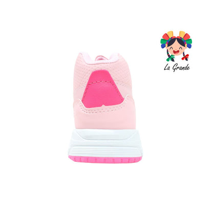 105 LUX-10 Rosa Sint Tenis Casual de botita para Niña