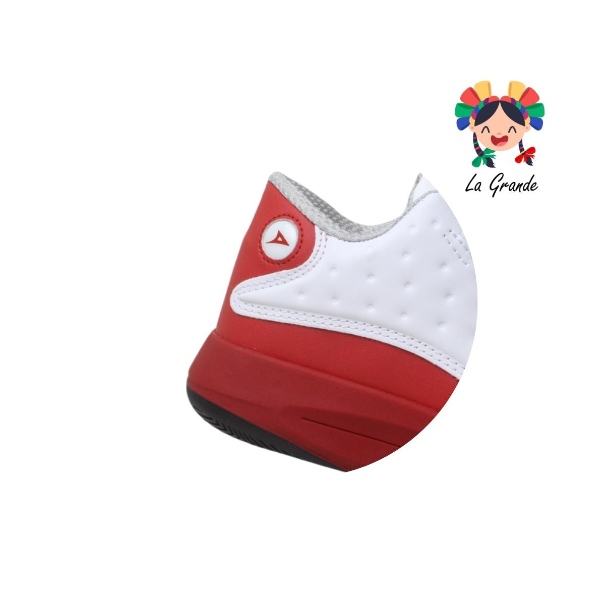 2013 PIRMAR Blanco Rojo Sint Tenis  con Sistema Ajustable Original para Niño y Niña