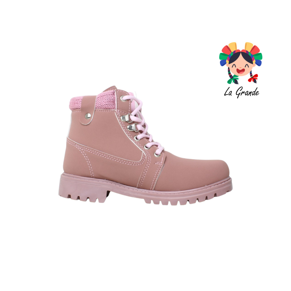 1150 TORONTO ROSA NOBUCK BOTA PARA DAMA