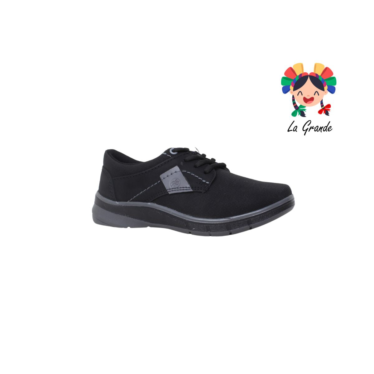 11819 RODRISAN Negro Gris zapato casual para niño