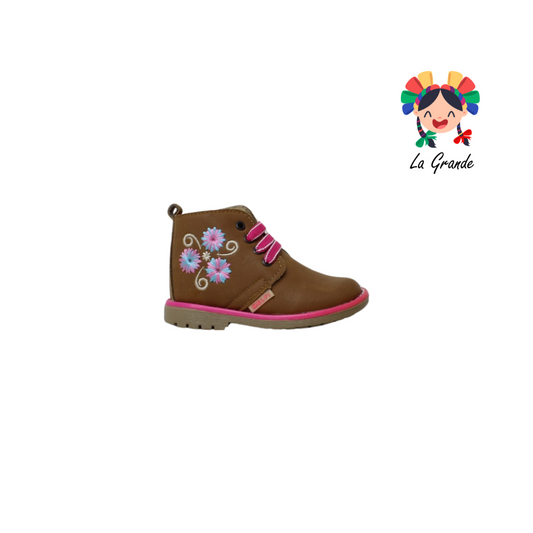 125 MELFI Miel Nobuck Bota casual Para Bebé niña