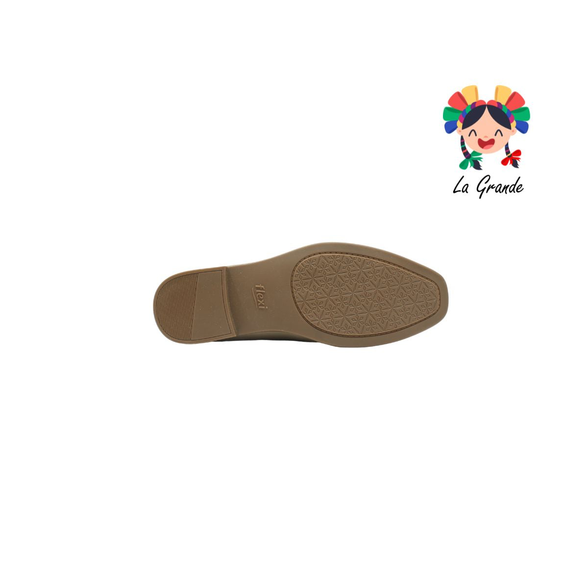 126602 Flexi taupe Slip On mocasín de piel para Dama