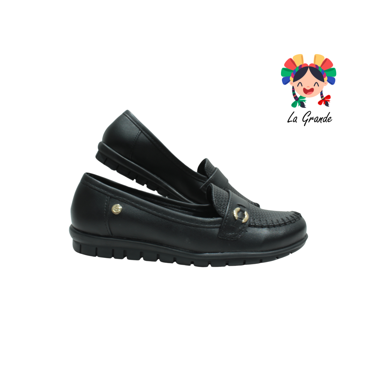 1433 ETNIA negro Zapato casual para dama