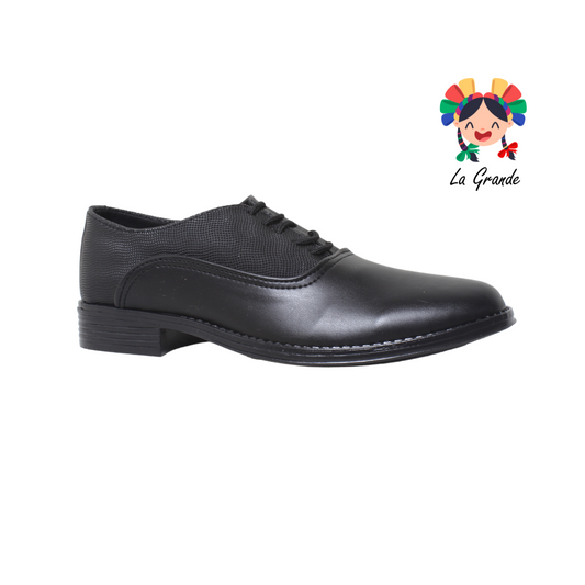 150-C ADRIANO GIANETTI Negro Sint zapato Casual  para Niño y Caballero