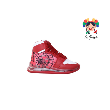 15000 ARAÑA PAOLA RAMIREZ Rojo Sint Tenis Casual Bota para Niño