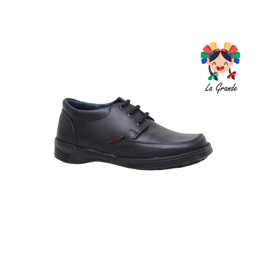 151 CORRELON negro zapato escolar de piel infantil niño