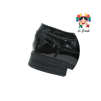 155L PARRANDEROS negro zapato de charol liso Para caballero