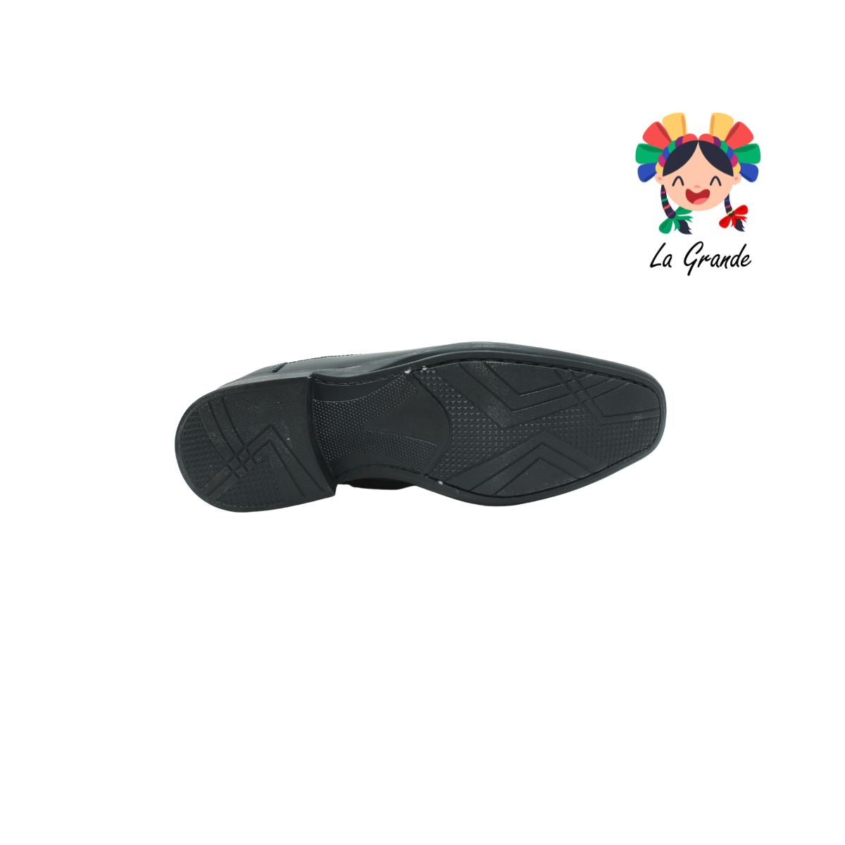 155L PARRANDEROS negro zapato de charol liso Para caballero