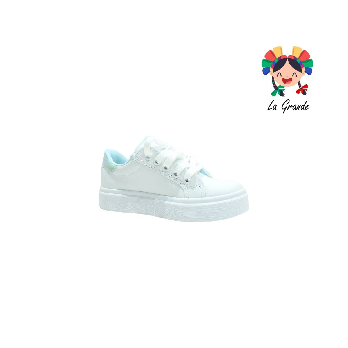 156 FRIDAYS Blanco Turqueza Tenis casual Infantil Niña y Dama