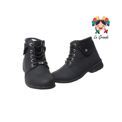 16001 RODRISAN Negro Dutty Bota Casual para Dama