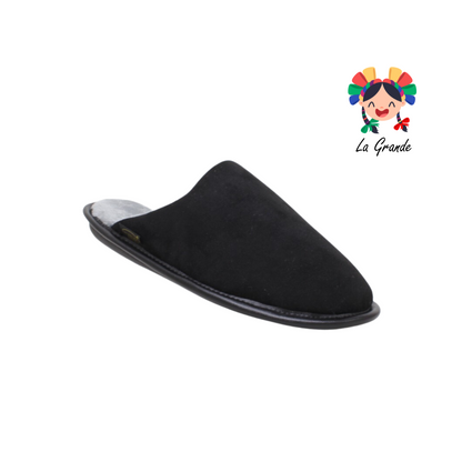 16048 STHAL negro pantufla para caballero