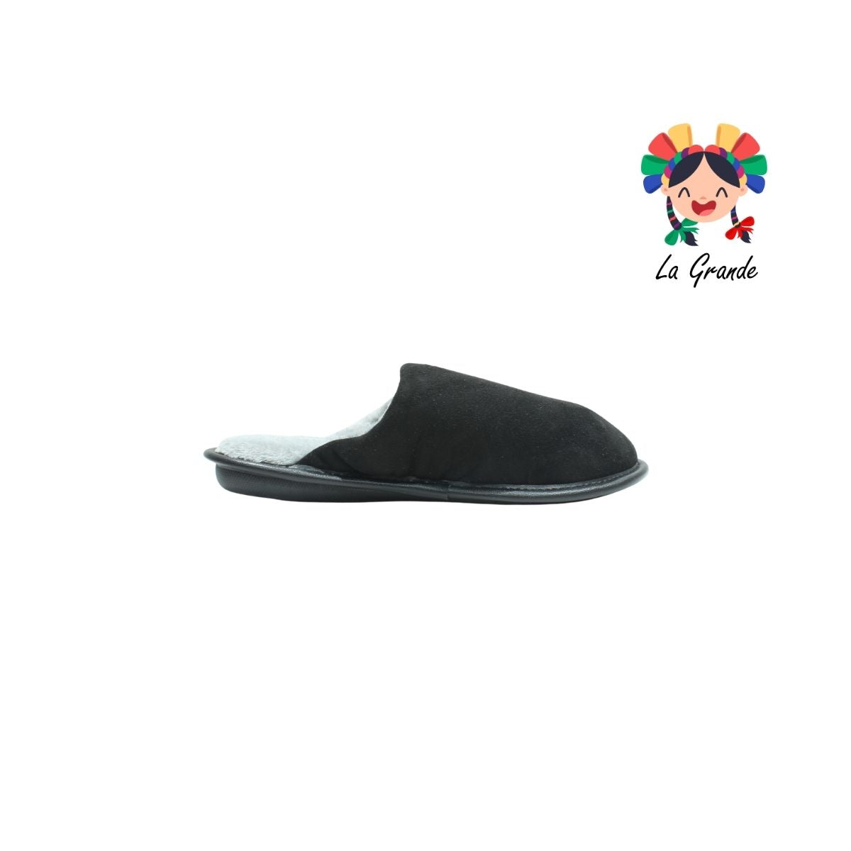 16048 STHAL negro pantufla para caballero