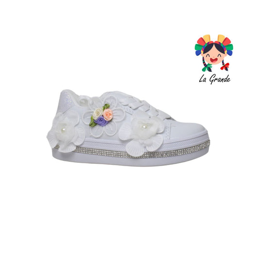 1904 FRIDAYS Blanco Blanco Tenis Casual para niña