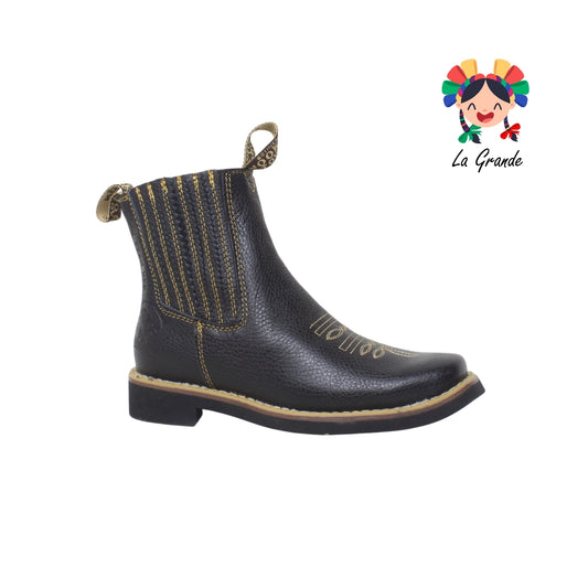 266 NOOKIE TOWN Negro Botin Vaquero para Joven