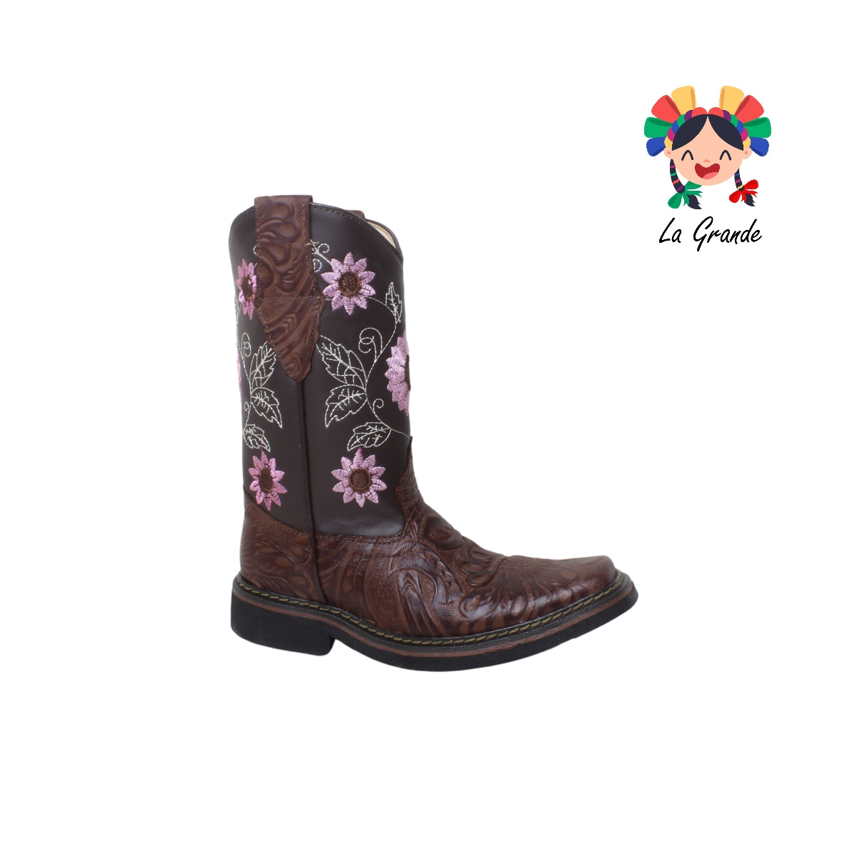 2015 CASTRO BOOTS Shedron Rosa Cincelada para Dama