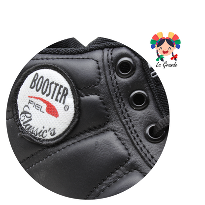 2008 BOOSTER negro tenis de bota casual joven dama y caballero