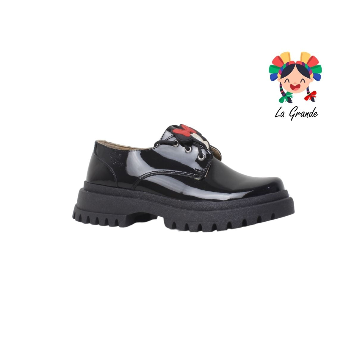 2013 TROPICANA Negro Charol Zapato Escolar para Niña