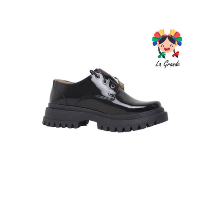 2013 TROPICANA Negro Charol Zapato Escolar para Niña