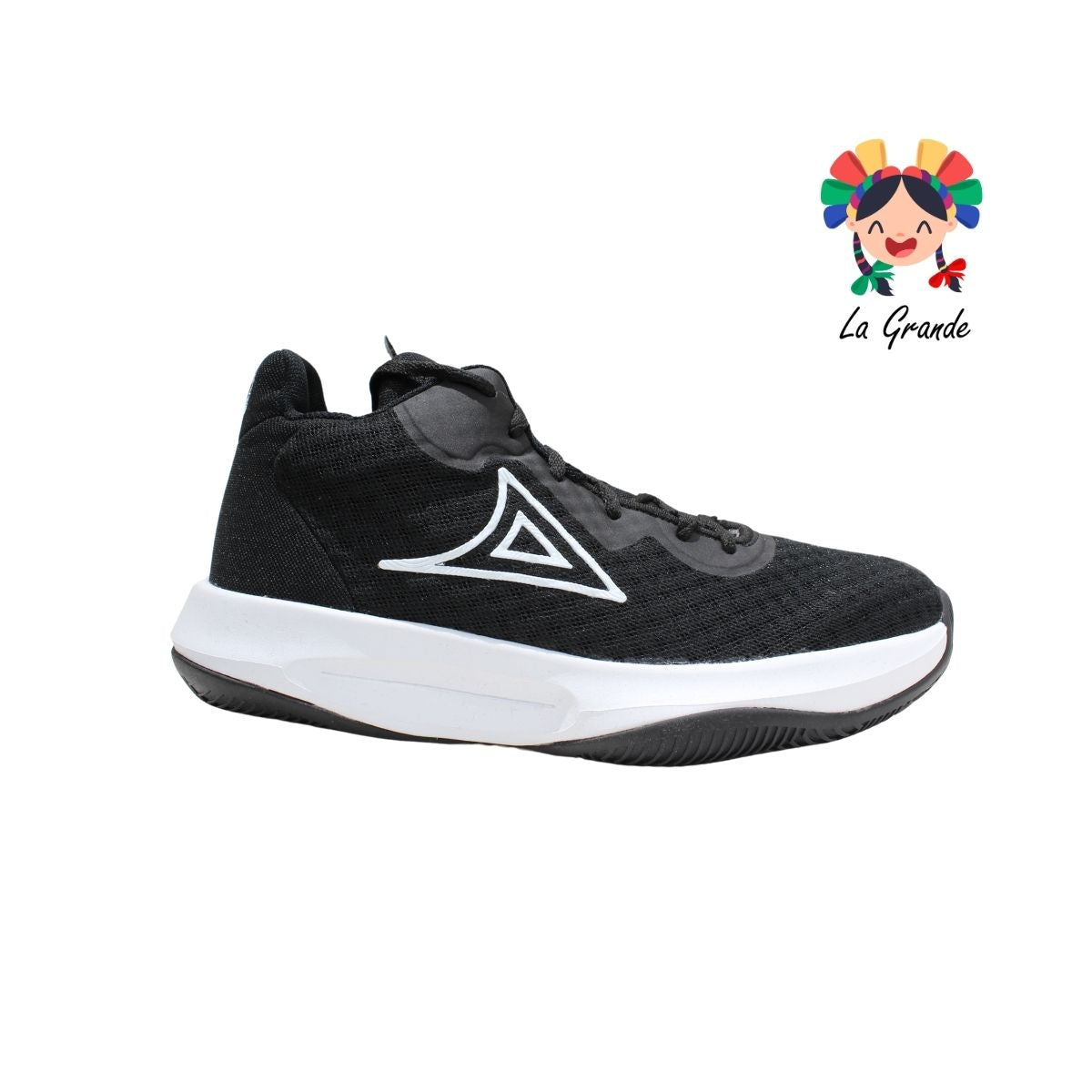 2014 PIRMA Negro Blanco Textil Tenis Basketball para Caballero