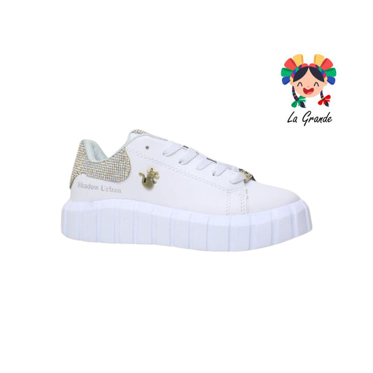 2061 SHADOW Blanco Tornasol Sint Tenis Casual para Dama