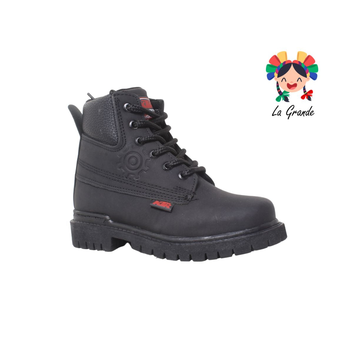 208 KTR  Negro Sint Bota Casual para Dama y Joven