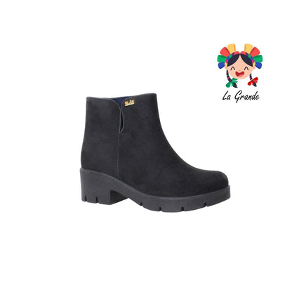 9311 SALOME ULAN Negro Bota Lluvia para Dama