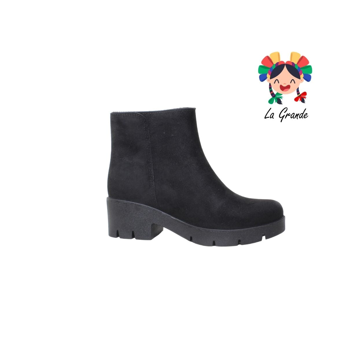 9311 SALOME ULAN Negro Bota Lluvia para Dama