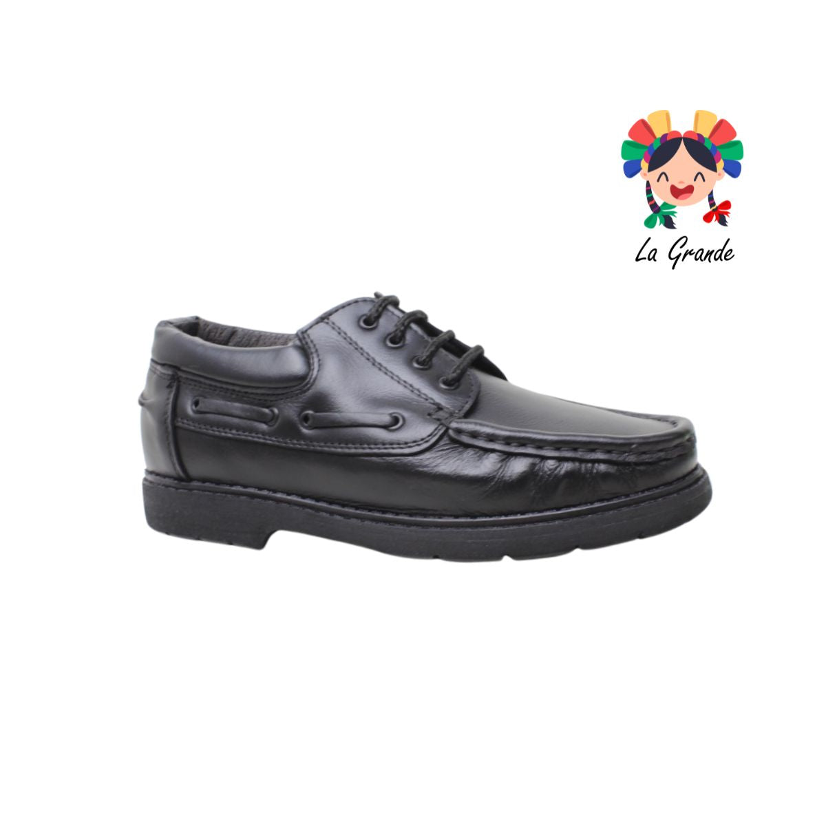 2112 REICAR negro zapato casual para caballero